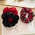 Best-Seller on Douyin Hair Ring/Female Red round Headband Hair Accessories/Factory Hair Headwear Christmas Large Intestine Ring