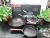 Pot Set Three-Piece Pan Non-Stick Frying Pan Frying Pan Stew Pot Gift Set