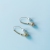 Korean Dongdaemun Simple Rhinestone Pearl Stud Earrings Personal Influencer Hong Kong Style Earrings Cold Style Creative Ear Rings Women