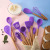 Silicone Kitchenware Non-Stick Shovel Silica Gel Strainer Beech Handle Drain Shovel Silicone Spatula Single Price