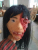 Halloween Horror City KTV Room Escape Decoration Simulation Scary Props Corpse Long Hair Broken Head