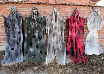 Halloween Bar Haunted House Decoration Horror Hanging Ghost Crawling Ghost Hanging Corpse Broken Head