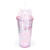 Girlwill Net Red Cute Cat Ear Plastic Cup Custom Cup with Straw Custom Gift Cup Creative Glass Female