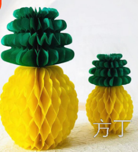 30cm pineapple honeycomb creative garland party hawaiian holiday decoration pineapple honeycomb ball