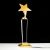 High-End Crystal Trophy Customized Unit Trophy Cool Customized Lettering Crystal Metal Five-Pointed Star Trophy Award