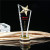 Crystal Trophy Customized Creative Unit Trophy Cool Customized Lettering Crystal Blade Five-Pointed Star Trophy Award