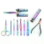 Color Titanium Cosmetic Tool Kit Manicure Set High-End Manicure Set 12Pc Manicure Set