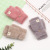 Korean Style New Trendy Charming Female Antler Pattern Half Finger Flip Gloves Winter Writing Convenient Travel Warm