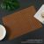 Currently Available Selling Colorful Bright Color Textilene Placemat Anti-Scald Non-Slip Washable PVC Home Table Mat Western Mat