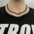 Titanium Steel Necklace Twist Chain Stainless Steel Necklace Online Influencer Necklace Men's and Women's Ornament Wholesale Factory HTT
