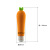 Carrot Silica Gel Packaging Bottle Portable Cosmetics Lotion Shampoo Makeup Remover Shower Gel Pineapple Storage Bottle