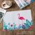 Printed Creative Placemat Fresh Painted Heat Insulation Mat PVC Western Placemat Natural Refreshing Style Washed Table Mat