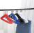Factory Wholesale Bold Type Metal Iron Wire PVC Coated Hanger Creative Home Groove Non-Slip Multi-Function Drying Rack