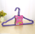 Non-Slip Household Iron Wire Plastic-Dipping Drying Hanger with Groove into Multi-Function Wet and Dry Clothes Hanger 