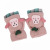 New Baby Gloves Bean Sprouts Flip Half Finger Gloves Cartoon Cashmere Warm Gloves Baby Autumn and Winter Gloves