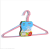 Nordic Simple Mixed Color Environmental Protection PVC Coated Hanger Durable Household Clothes Hanger