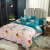 Stall Popular Autumn and Winter Ecological Brushed Four-Piece Thickened Large Flower Dove Cotton Four-Piece Set