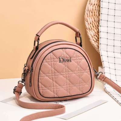 Autumn New Popular Trendy Fashionable Women's Bags All-Matching Internet Celebrity Texture Western Style Crossbody Shoulder Ins Small round Bag
