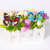 7cm Double Layer Color Simulation Butterfly Pvc Magnet Butterfly Refridgerator Magnets Creative Furnishings Garden Decorative Butterfly