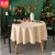 Christmas Red Bronzing round Tablecloth Printed Cotton Linen Holiday Table Cloth Covering Cloth Coffee Table Rectangular