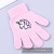 Children's Gloves Winter Fleece-Lined Warm Children's Cute Cartoon New Male and Female Primary School Students' Five Finger Gloves