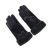 Women's Winter Fur Mouth Gloves Double Leather Velvet Outdoor Keep Warm Windproof Cold-Proof Cycling Gloves Gloves