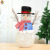 XM-8135 Brushed Snowman Christmas Snowman Decorations LED Ambient Light Night Light Luminous Light Included