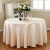 Round Jacquard Tablecloth Polyester Table Cover for Banquet 