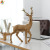 HL-17108A Resin Pair Deer Resin Crafts European-Style Ornaments Christmas Decorations Christmas Gifts
