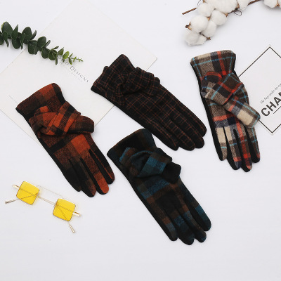 New Fashion Women's Cool Winter Gloves Suede Warm Gloves Cool Outdoor Gloves