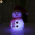 XM-6106 Sequin Brushed Snowman European Christmas Snowman Xinqite Electronic Products LED Night Light Ambience Light