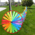 Factory Direct Sales Wedding Supplies Kindergarten Children's Toys Cloth Pull Strip Windmill Hanging Decoration Outdoor Wind String