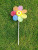 Small Flower Windmill Ten Mixed Colors Bright Kindergarten Park Windmill Festival Windmill Factory Direct Sales