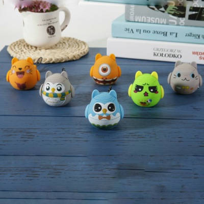 New Doll Small Speaker 1+1 Pair Box Bluetooth Stereo Mini Outdoor Sports Gift Customized Bluetooth Speaker