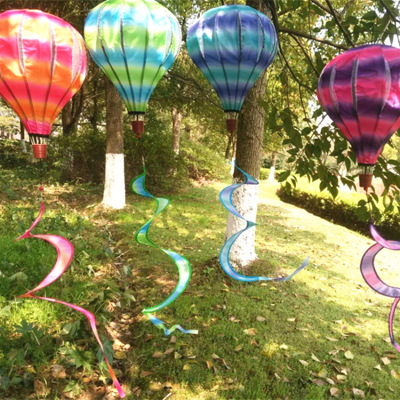 Spring Beautiful Colorful Hot Air Balloon Decoration Wedding Window Art Gallery Props Shopping Mall Mid-Court Hanging Hot Air Balloon