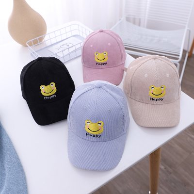 Spring and Autumn Boys' Baby Baseball Cap Cute Korean Fashion All-match Fashion Cap Girls' Cricket-Cap Hat