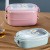 304 Stainless Steel Bento Box Lunch Box Office Worker Insulation Portable Student Heating Separated Lunch Box Canteen High School