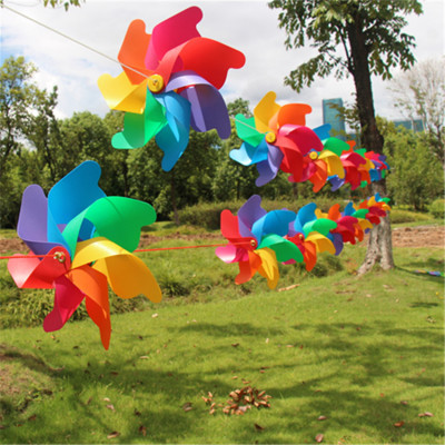 Factory Direct Sales Colorful Wind String Kindergarten Festival Festive Wind String Wind Bar Wind Spinning Craft Decorating Windmill Wholesale