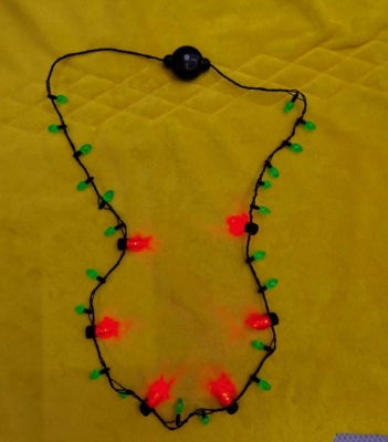 Luminous Necklace, Luminous Electronic Accessories, Christmas Halloween Luminous Electronic Necklace