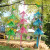 Cartoon Animal Diamond Wind Rotation Three-Dimensional Windmill Strip String Flag Scenic Spot Kindergarten Outdoor Decoration Hanging Ornament