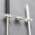 New Bathroom Mop Clip Broom Storage Mop Hook Multi-Functional Seamless Horn Mop Clip Hook Punch-Free