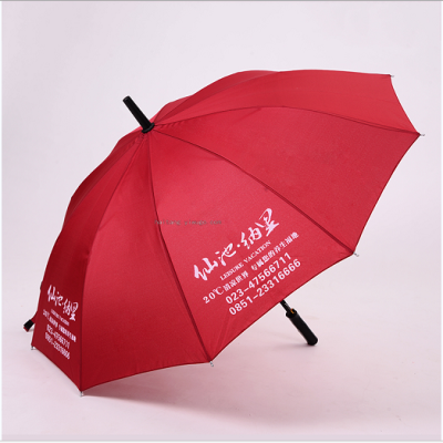 Straight Umbrella Cheap Automatic Long Handle Umbrella Custom Advertising Umbrella Logo Golf Umbrella Wholesale Factory Direct Sales