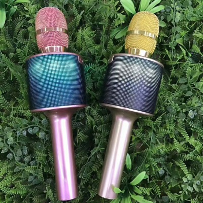 [Duet Microphone] L666 Microphone Mobile Phone Karaoke Gadget Bluetooth Wireless Handheld Integrated Gadget for Singing Songs Audio