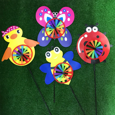 Insect Belly Turning Windmill Children's Activity Pinwheel Factory Direct Sales Wholesale Quantity Discounts
