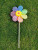 Small Flower Windmill Ten Mixed Colors Bright Kindergarten Park Windmill Festival Windmill Factory Direct Sales