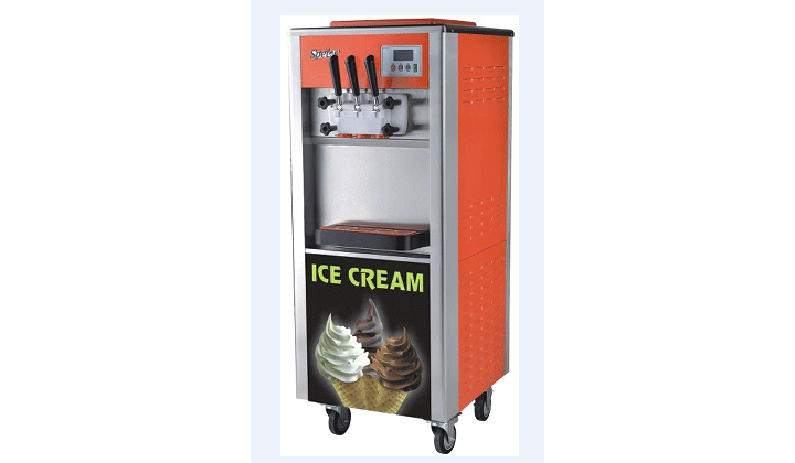 18L/H Vertical Commercial Small Automatic Milk Tea Shop Stall Ice Cream Machine Ice Cream Machine Ice Cream Machine