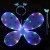 New Arrival Butterfly Wings with Light Exquisite Gift Angel Wings Fairy Stick Head Buckle Three-Piece Set Back Wings