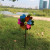 Stall Hot Sale up and down Flower Sequins Windmill Creative PVC Colorful Small Windmill Children's Toy Traditional Windmill Wholesale