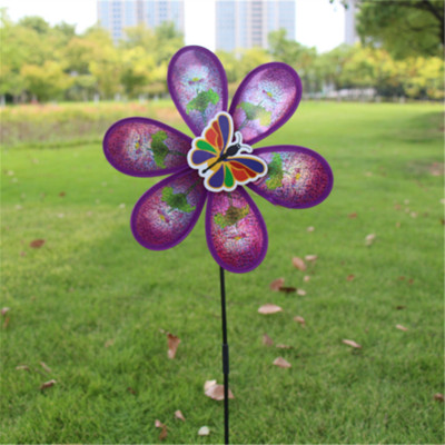 Flash Insect Windmill Double-Sided Flash Factory Wholesale Children's School Dancing Games Props Scenic Spot Hot Sale