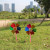 Stall Hot Sale Double-Sided Sequins Little Windmill Colorful Plastic Windmill Cartoon Kindergarten Activity Supplies Advertising Windmill